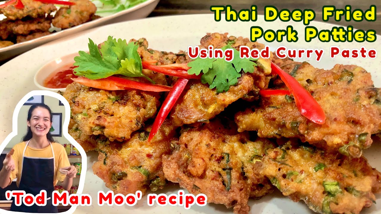 Like Thai Fish Cakes ? Try THE Pork Version | Easy & Delicious Tod Man Moo Recipe