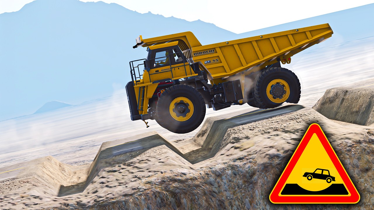 Cars vs Speedbumps (REVERSED) – This Was a Mistake! | BeamNG.drive