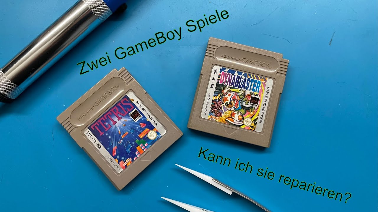 Defekte GameBoy Spiele. Kann ich sie reparieren?