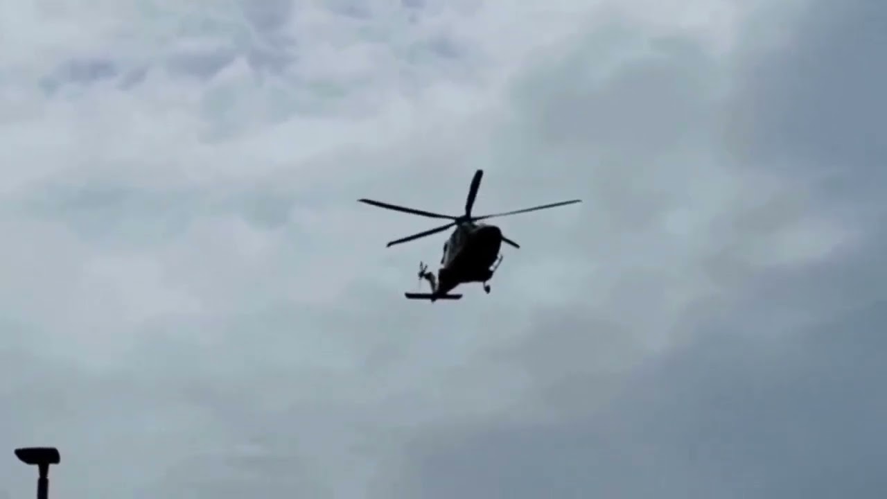 Childrens Air Ambulance G-CPTZ (HLE81) Landing At Derriford Hospital Plymouth 06/05/24