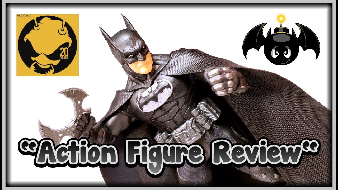 Mezco Toyz One:12 Collective MDX Supreme Knight Batman Shadow Edition action figure review.
