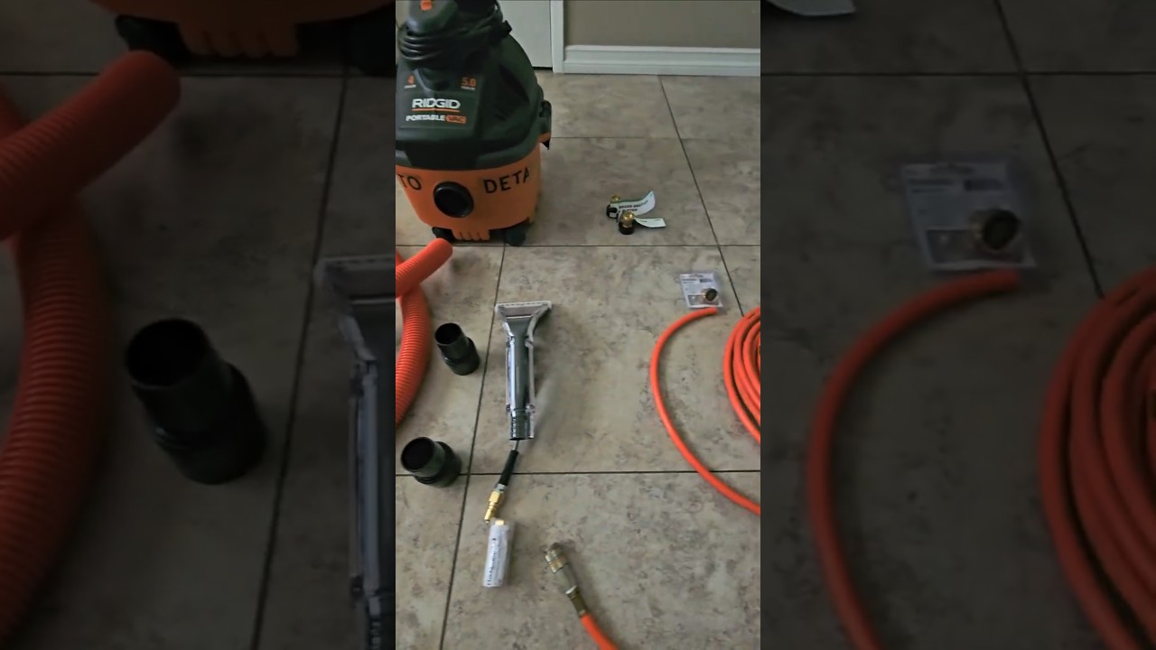 DIY Shop Vac to Extractor Convertion