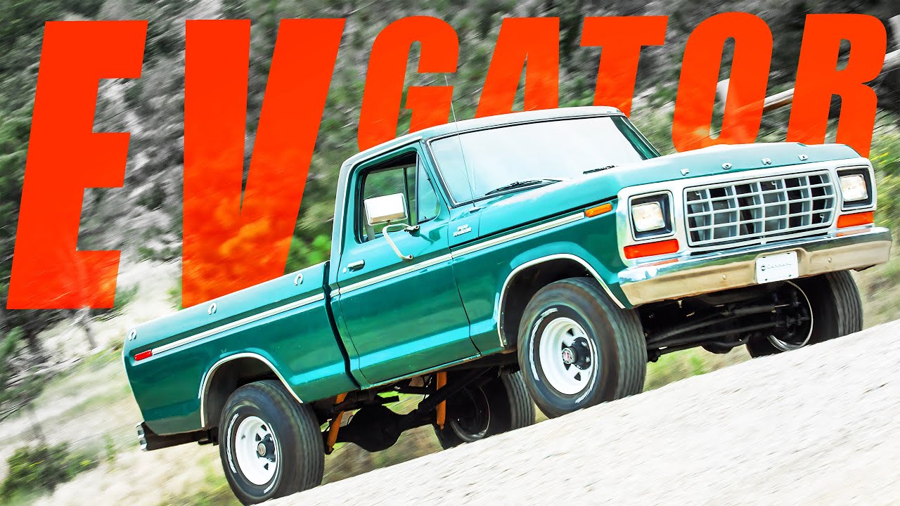 Is This the Future of Engine Swaps? Meet the EV F-150!