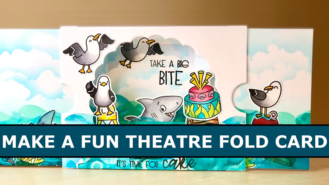 Take a Big Bite Theatre Fold Card