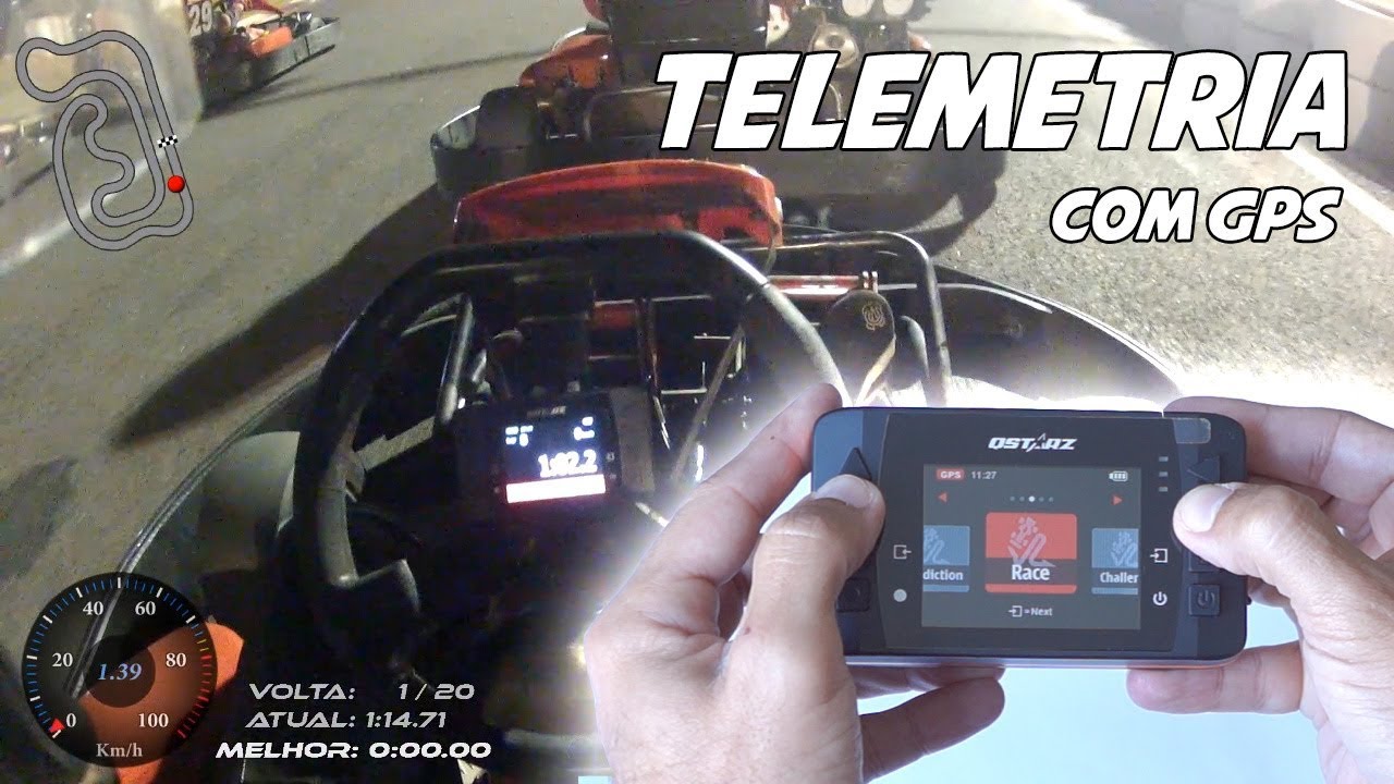 Falando mais sobre telemetria no Kart (review Qstarz Lt-Q6000s)