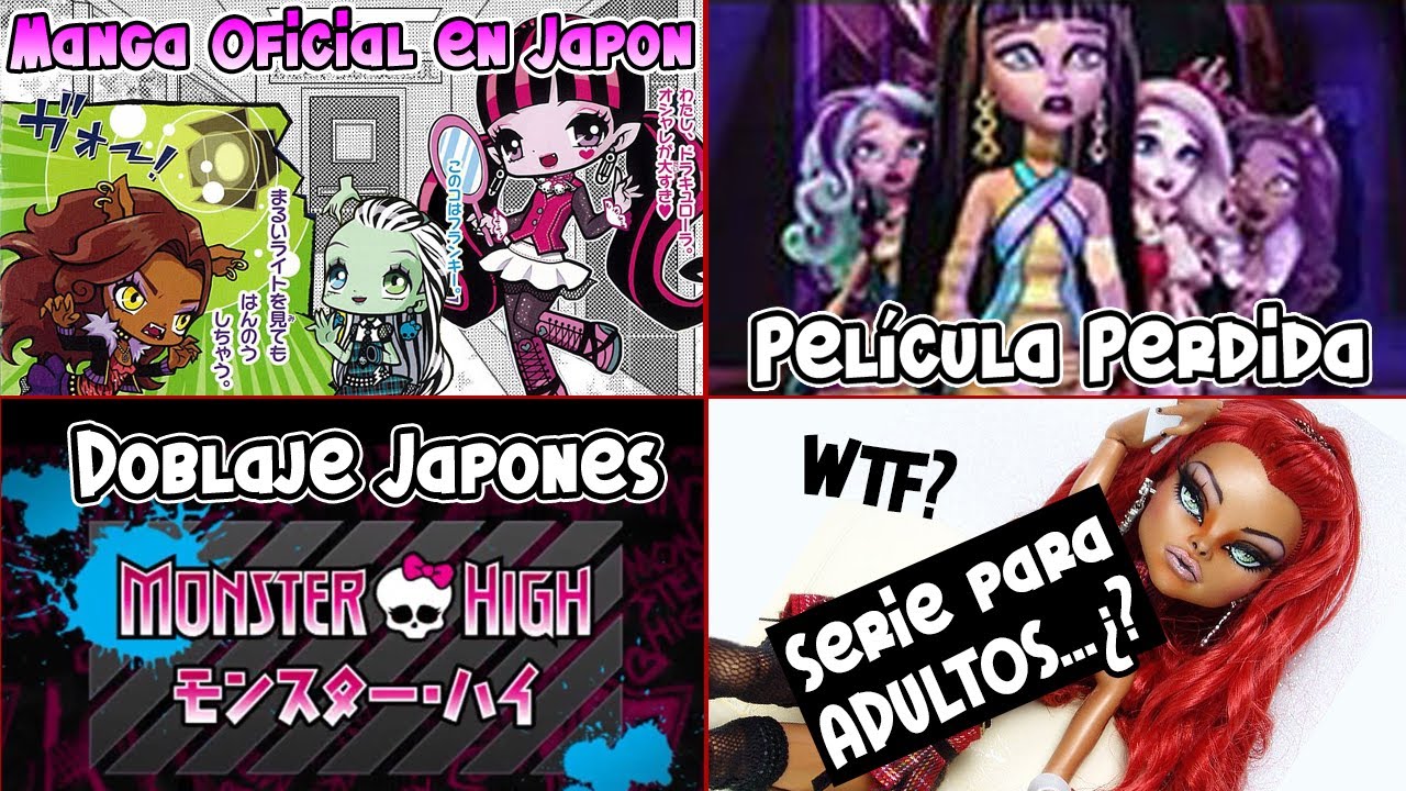 Lost Media de Monster High - Materiales Perdidos