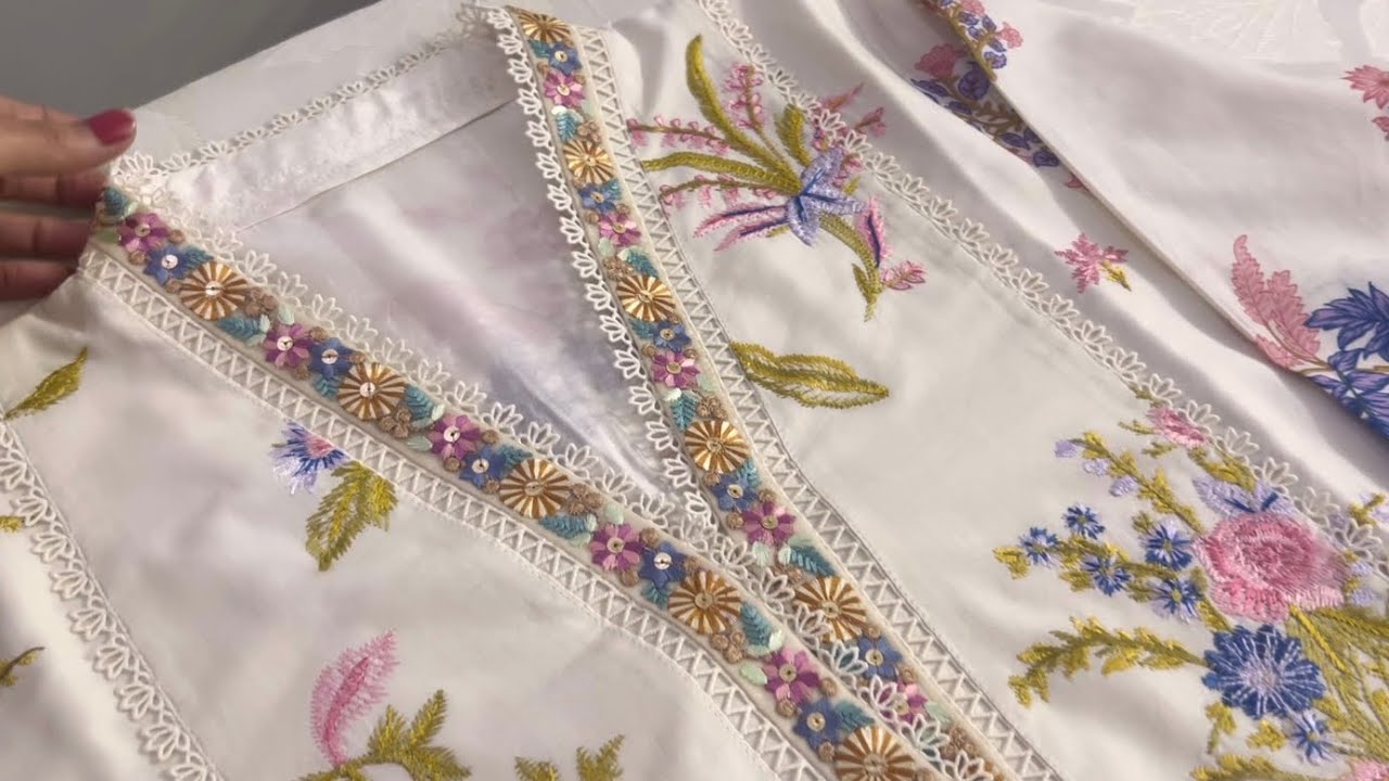 Make your Outfit Elegant | Most Beautiful & Stylish Design 2025#fashion #new @kanwalrohail