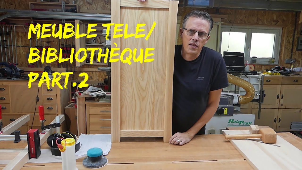 fabrication d'un meuble télé/bibliothèque - seconde partie