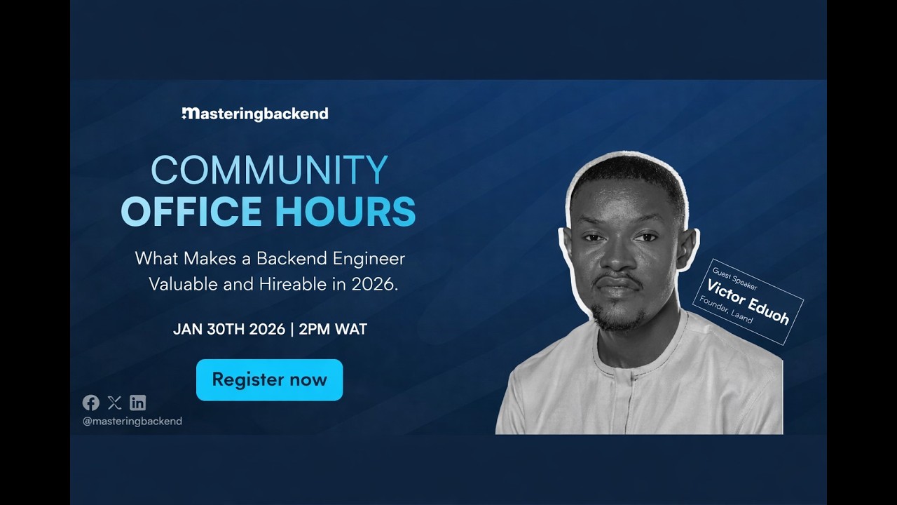 EP 4: What Makes a Backend Engineer Hireable by Victor Eduoh