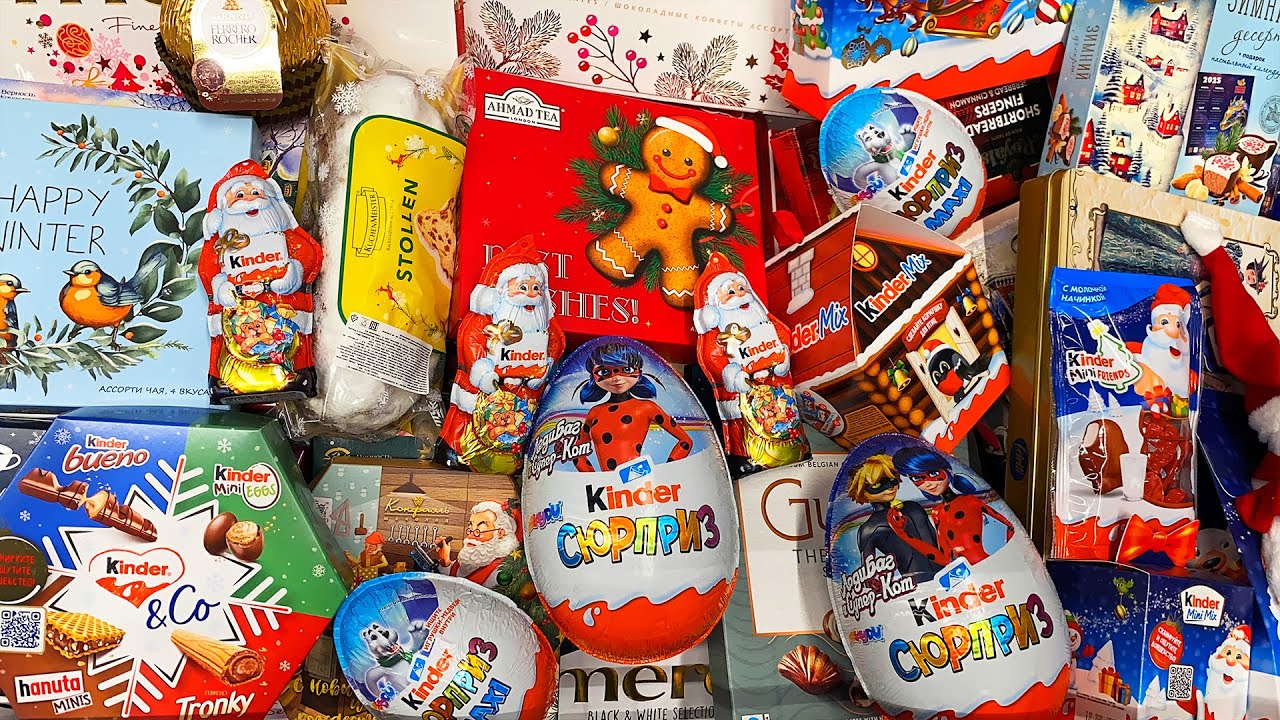 A Lot of Candy 2024 #38 Конфеты и Сладости😍 Мега Шоппинг Kinder Giant Maxi, M&M's Compilation Video