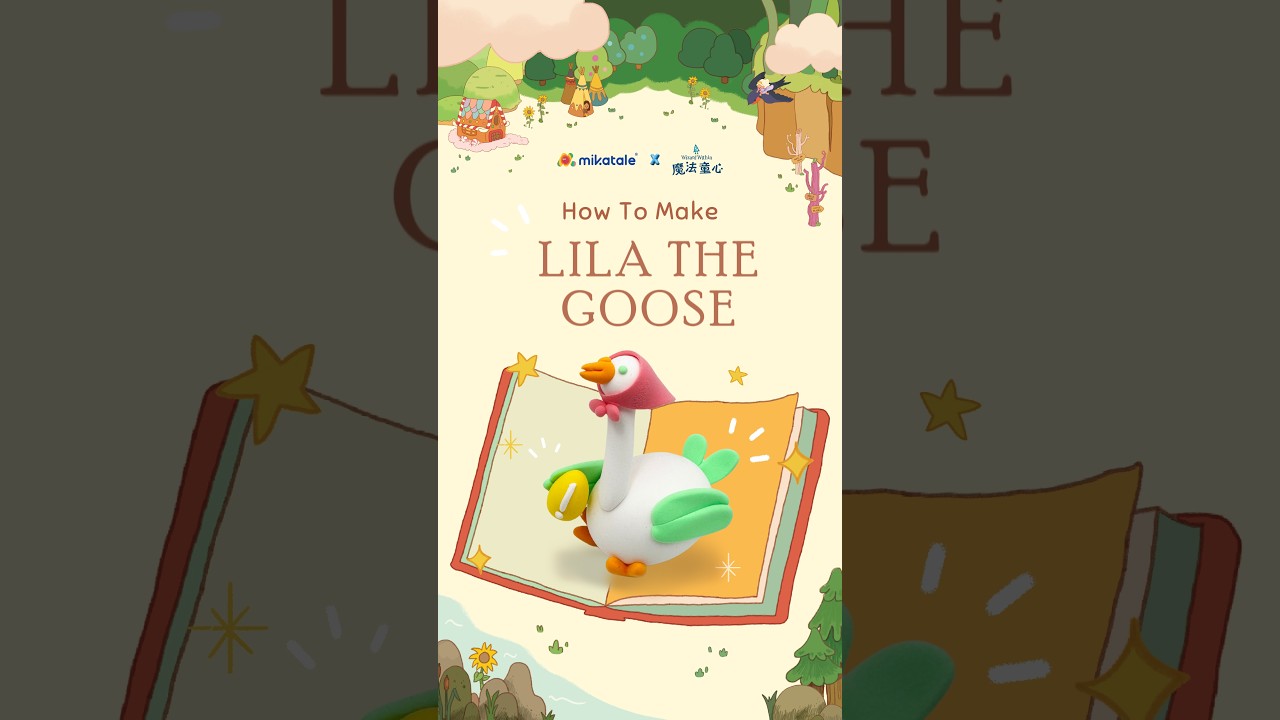 Wizard Within | 📖Storyland: Lila The Goose Air-Dry Clay Tutorial Video✨ | #DIYwithWizard