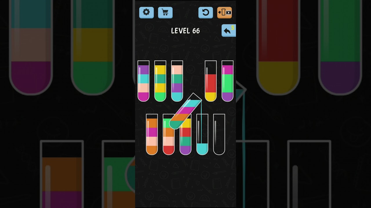 Water Color Sort - level 66