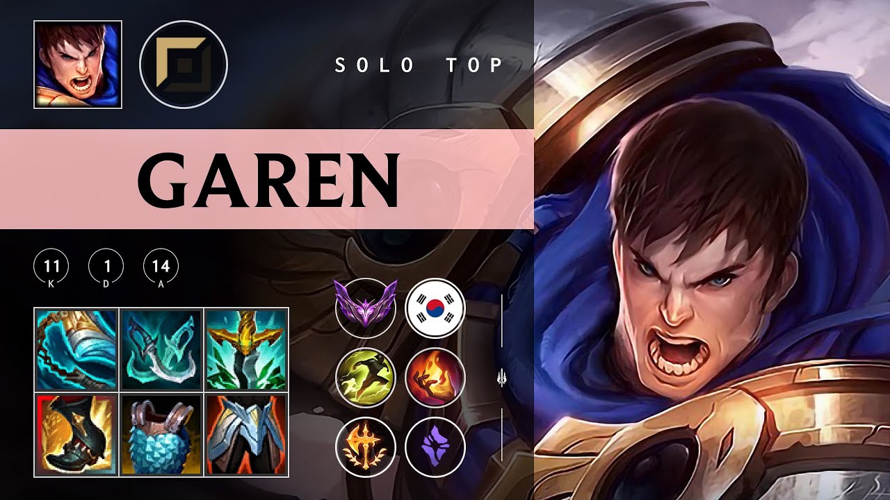 Garen Top vs Yasuo - KR Master Patch 25.24