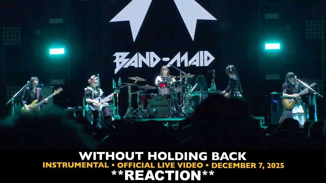 Musicians REACT to Band-Maid: without holding back (2025 Official Live Video) Instrumental