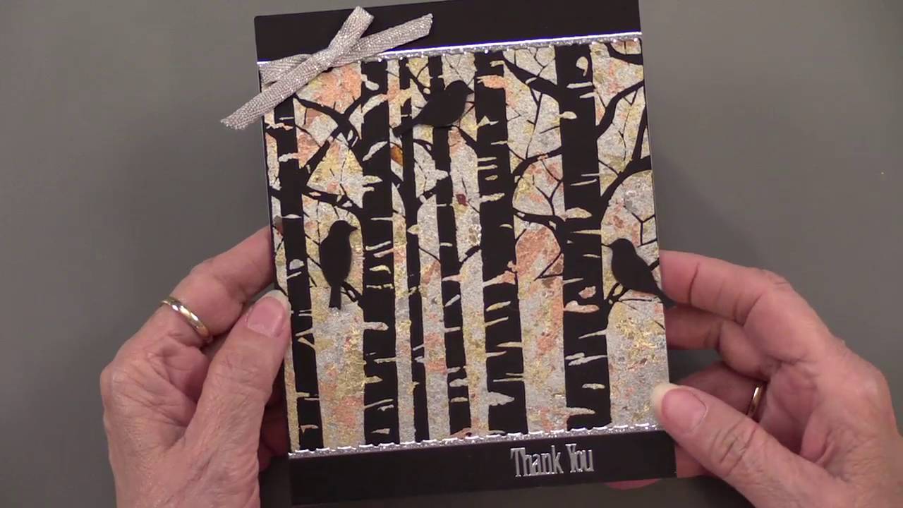 Birch Tree & Baby Rose Stencils - Paper Wishes Weekly Webisodes