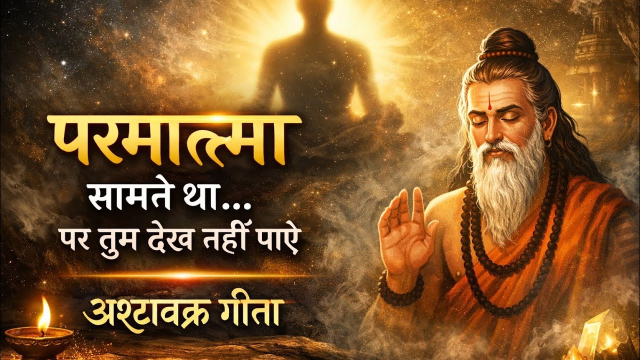 परमात्मा सामने था… पर तुम देख नहीं पाए | अष्टावक्र गीता का गुप्त रहस्य | साक्षी भाव |