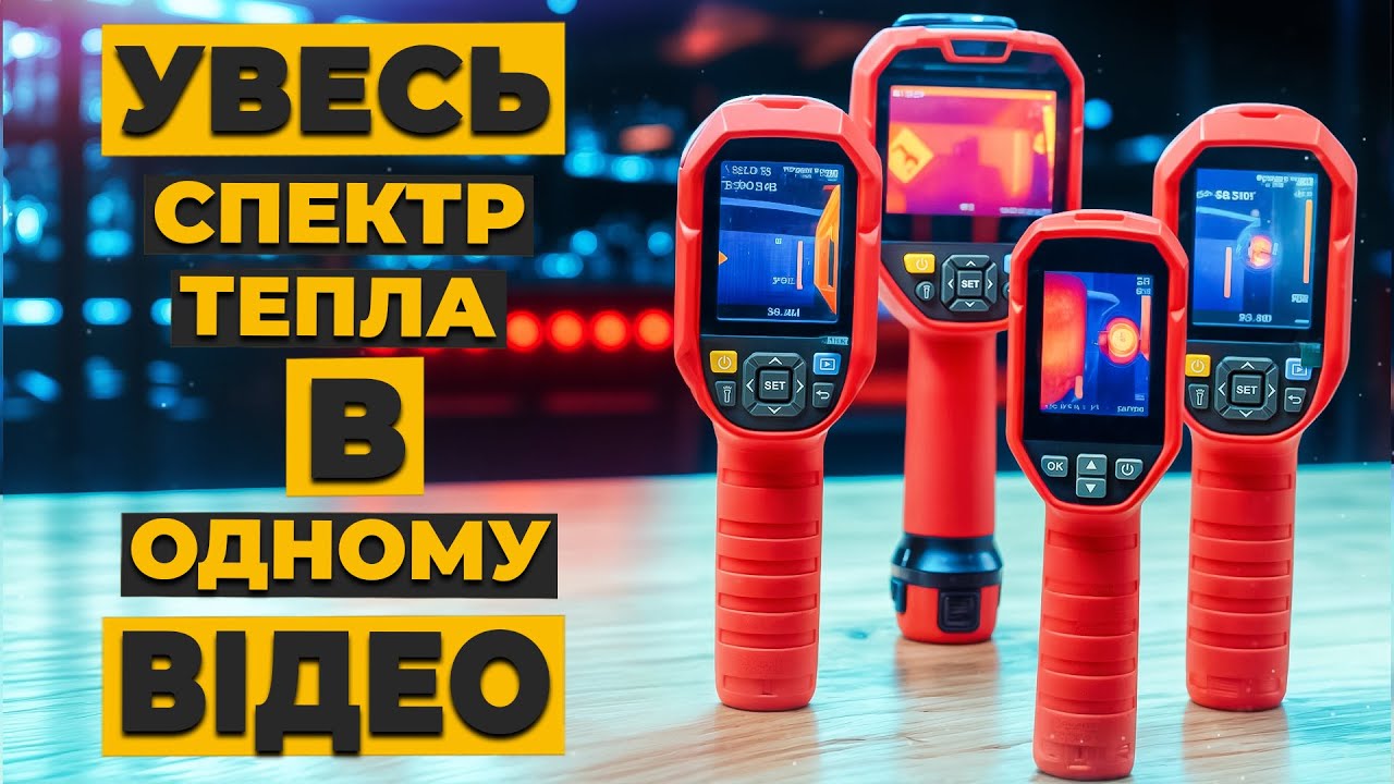 🌡️ Новинки: тепловізори UNI-T для початківців та професіоналів