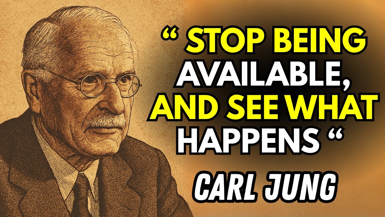 When You Stop Being Available, Everything Changes – Carl Jung's Message