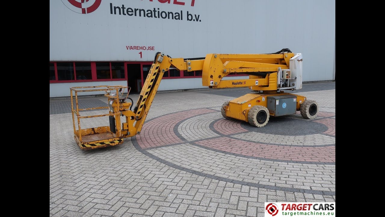 776619 HAULOTTE HA15IP ELECTRIC ARTICULATED BOOM WORK LIFT W/JIB 1487CM 2005 AE103145
