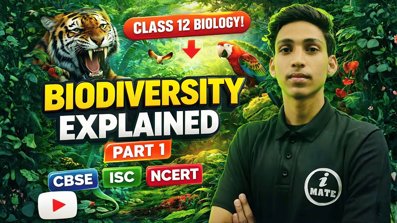 Biodiversity Explained | Part 1 | Class 12 Biology | CBSE & ISC | NCERT Based