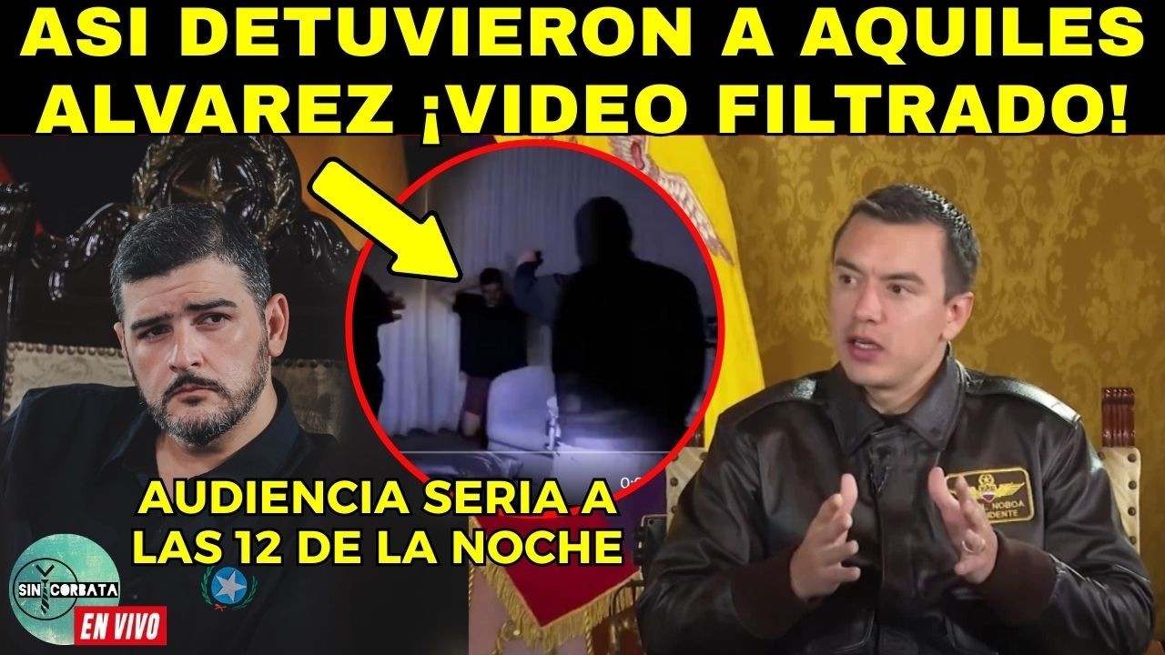 FILTRARON EL VIDEO DE LA CAPTURA DE AQUILES / GRITOS EN LA ASAMBLEA POR LA PERSECUCION POLITICA