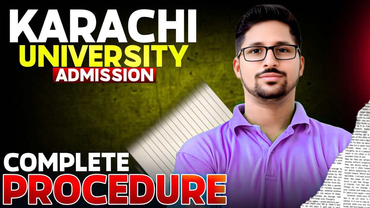 Admission details Karachi university | KU admission 2026 | Online form | Test date |Test based field