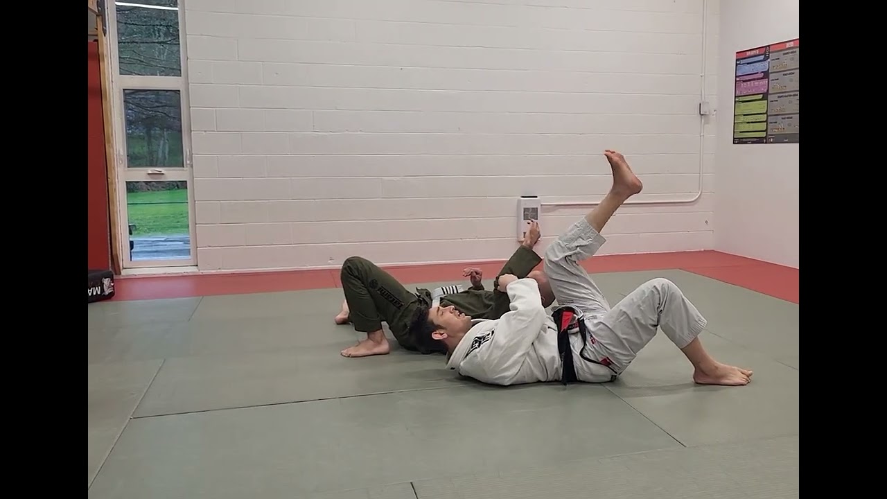 Sumi Gaeshi from Single Leg - Belt & Sleeve Grip