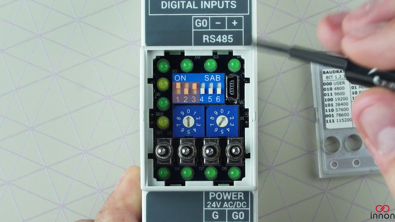 Setting up Modbus RS485 communication for iSMA IOs