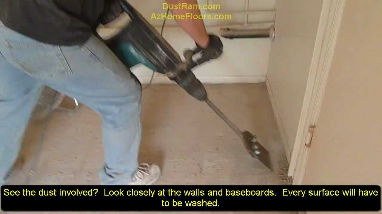 Amazing! Check Out Dust Free Tile Removal With The DustRam® System