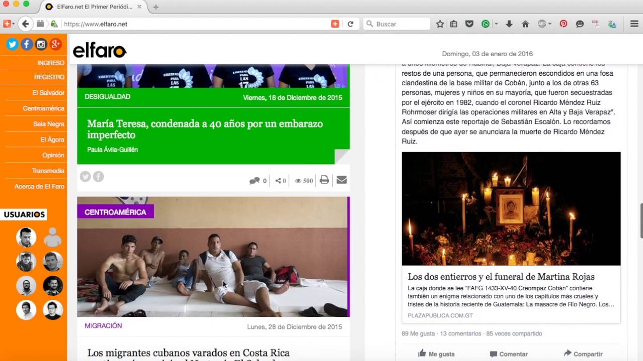 EL FARO - Gu&iacute;a para navegar por el nuevo dise&ntilde;o
