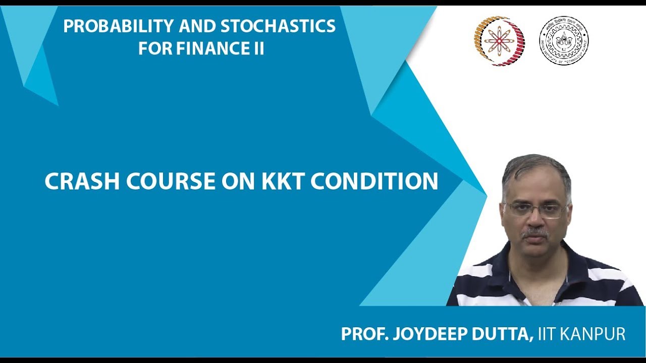 Crash course on KKT Condition