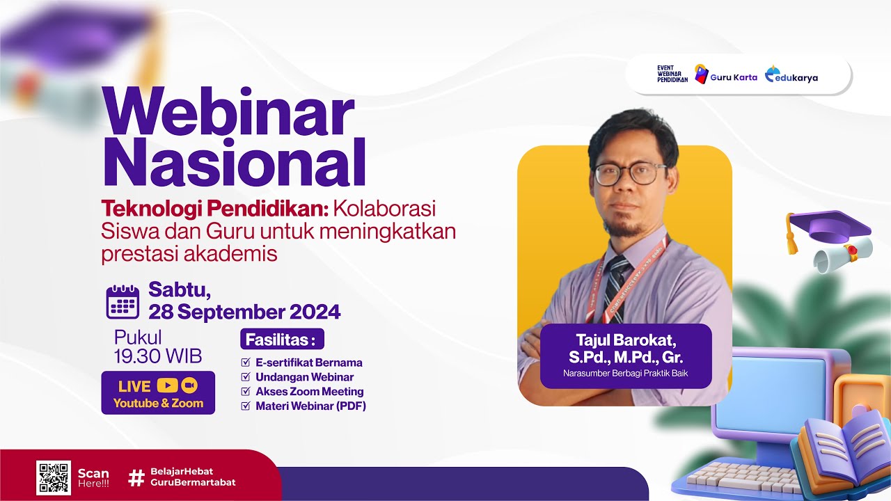 Webinar Teknologi Pendidikan: Kolaborasi Siswa dan Guru untuk Meningkatkan Prestasi Akademis