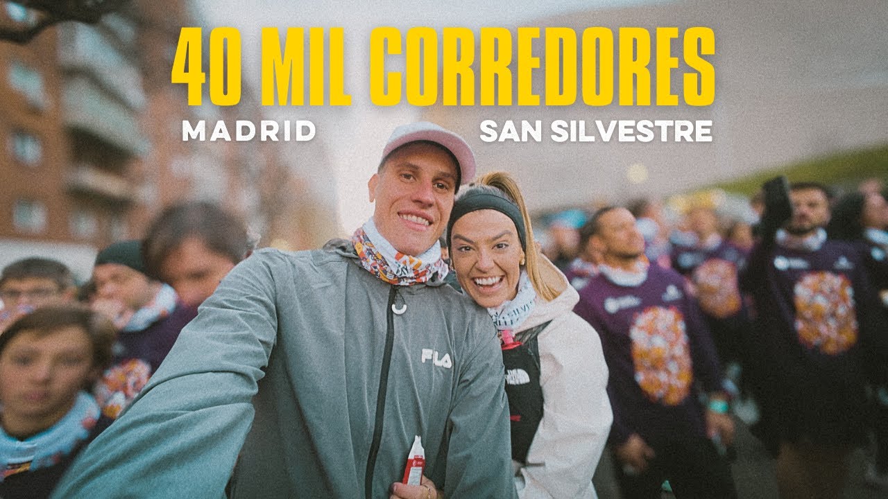 CORREMOS DUAS SÃO SILVESTRE NO MESMO DIA! MADRI COM MAIS DE 40 MIL PESSOAS