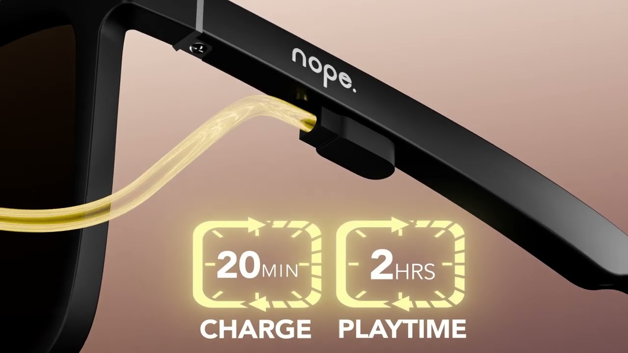 Introducing Nope Vibe |  Not just glasses. Not just sound. | It’s Nope Vibe.