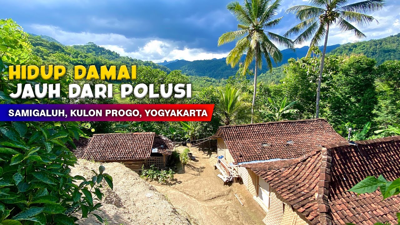 HIDUP TENANG JAUH DARI POLUSI !! Pemandangan Alam Desa Menoreh - Cerita Desa Samigaluh, Kulon Progo