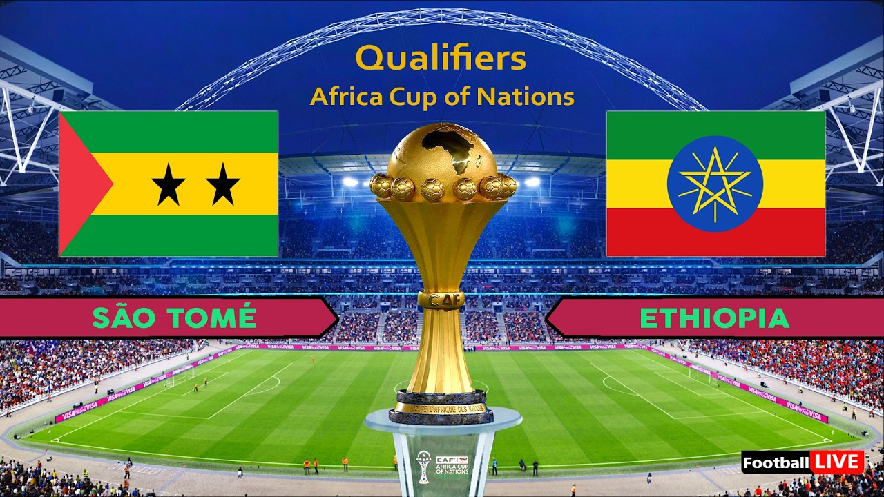 SAO TOME vs ETHIOPIA - Africa Cup of Nations Qualifiers 2027 | Full Match All Goals | Simulation PES