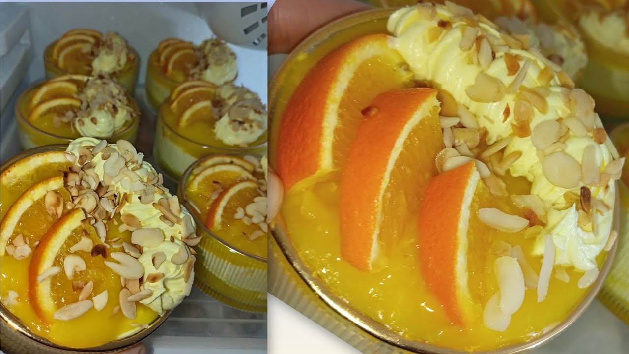 *#تحلية_البرتقال🍊_(شينة) #بزاف_بنينة#تحلية_كريمية #سهلة_وبسيطة #لسهراتكم🌙رمضانية