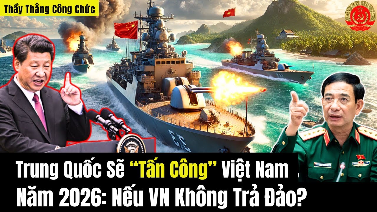 Trung Quốc Sẽ &ldquo;Tấn C&ocirc;ng&rdquo; Việt Nam Năm 2026: Nếu VN Kh&ocirc;ng Trả Đảo?