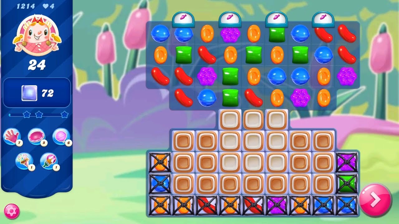 Candy Crush Saga LEVEL 1214 NO BOOSTERS (new version)🔄✅