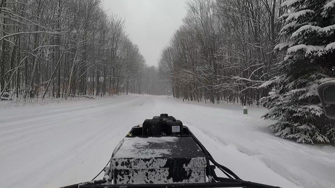 First ride on the Long track Snowdog 2023
