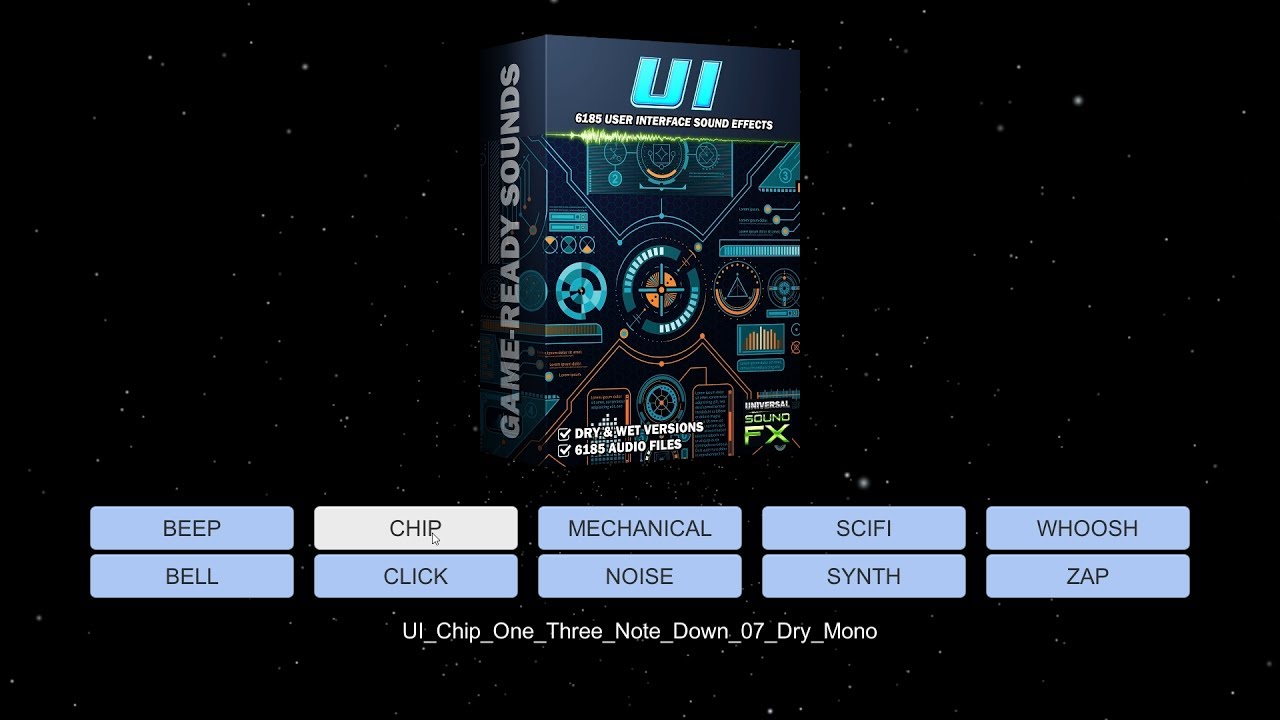 Game-Ready User Interfaces Sound Pack - Preview
