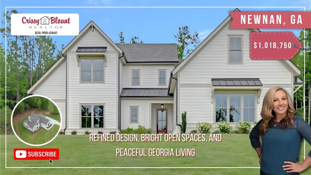 Newnan GA Home for Sale | New Construction + Luxury Living | Full Tour