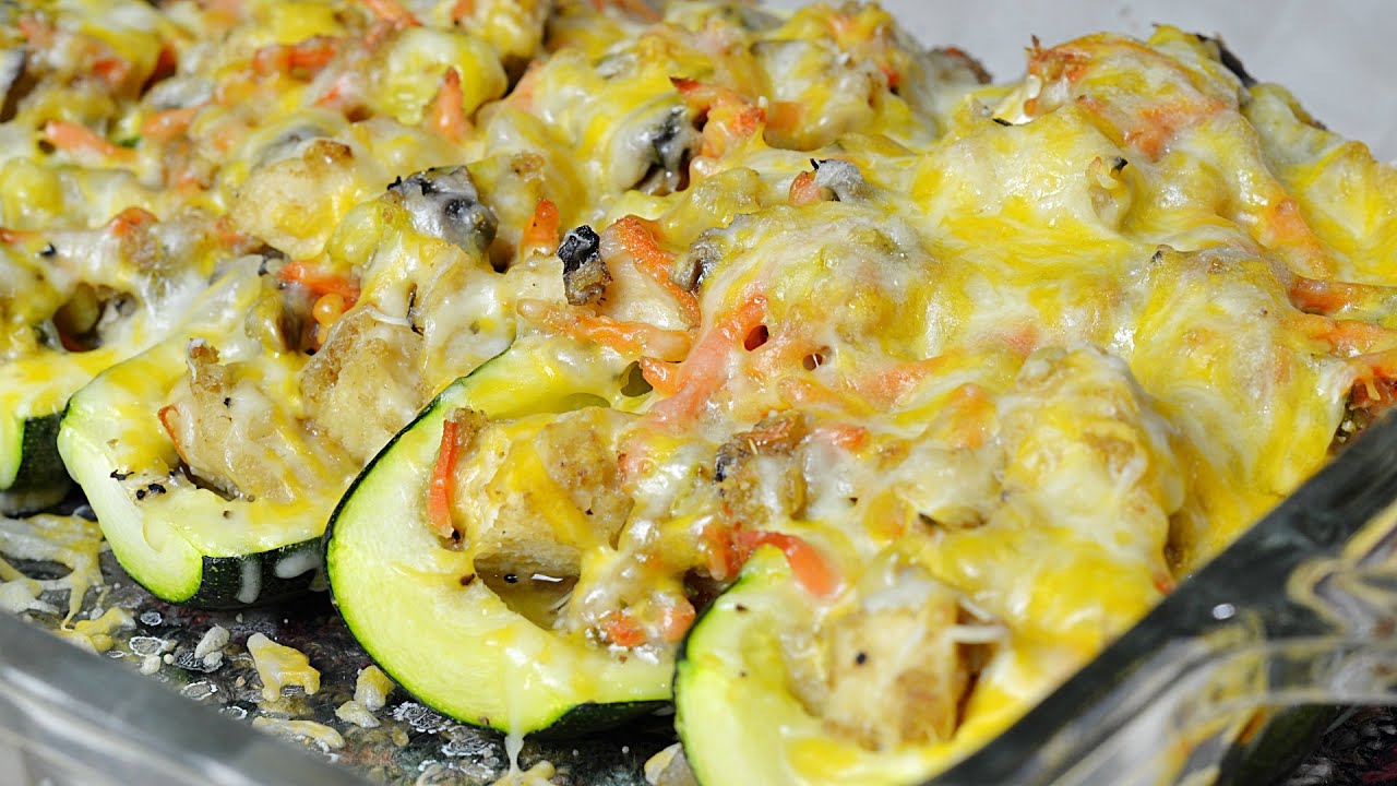 Delicious Stuffed Zucchini