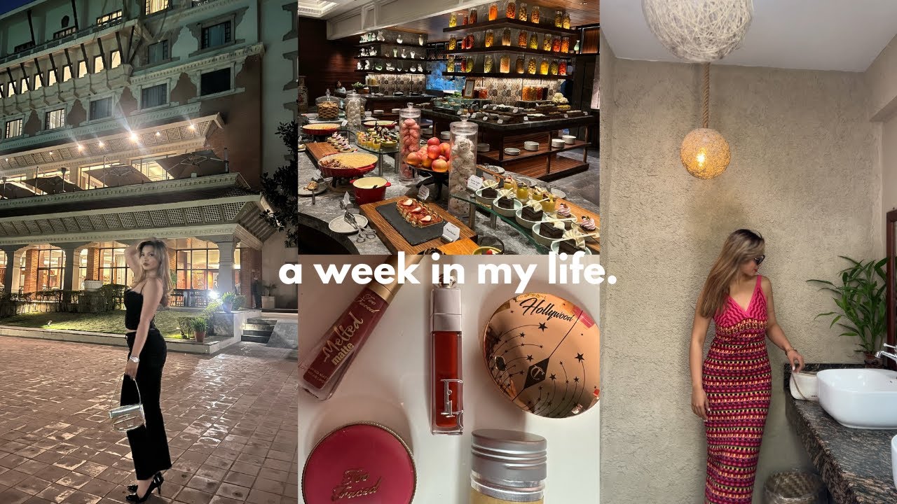 aesthetic week in my life in Kathmandu | cafe hopping, shopping, fine dining, gym & more