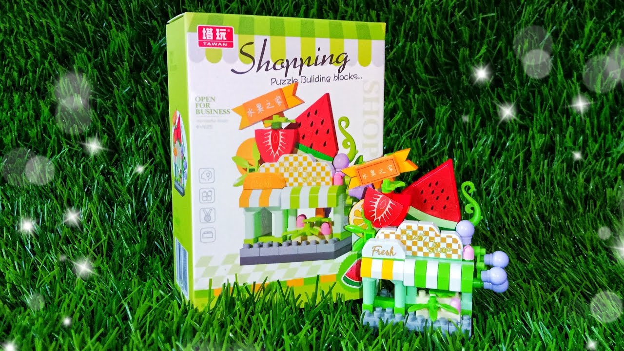 Merakit Toko Buah 🍉🍓🍊 Spesial menyambut Tahun baru,selama seminggu full Bricks yaa 🥳 