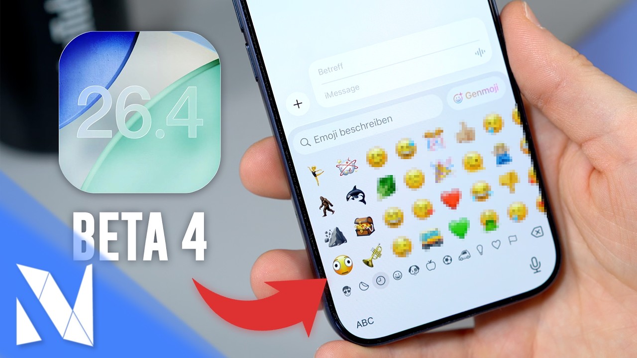 iOS 26.4 Beta 4 - Was ist neu? (ENDLICH neue Emojis & mehr!) | Nils-Hendrik Welk