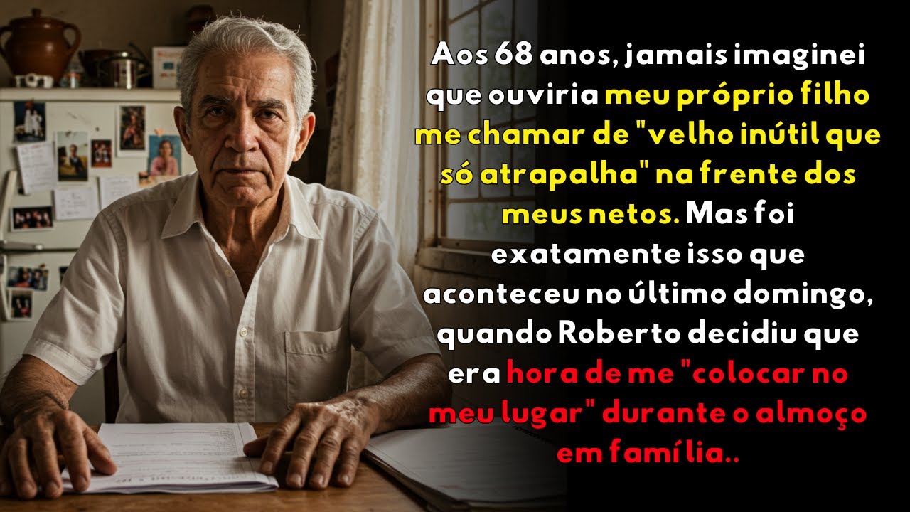 Meu Filho Disse Que Eu Sou Velho Inútil Na Frente Dos Netos, Então Mostrei Quem Sustenta a família..