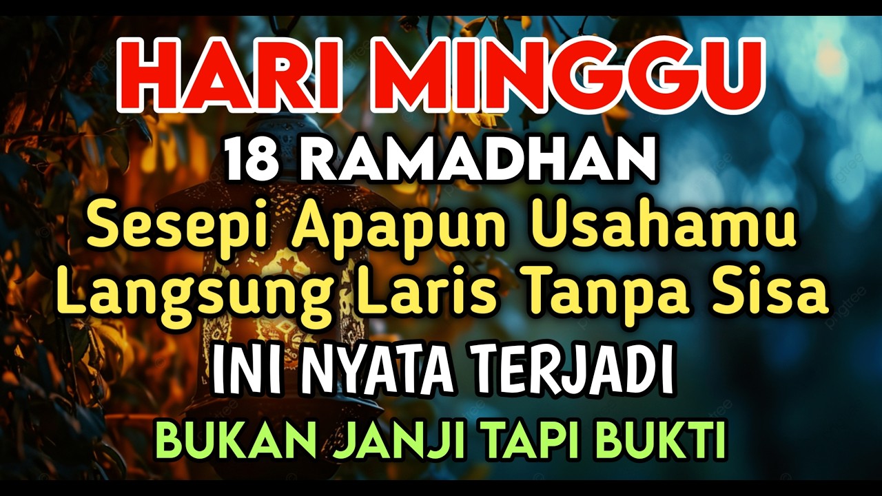 BISMILLAH KUNFAYAKUN🤲🤲SESEPI APAPUN USAHA,BISA DILARISKAN DENGAN AYAT INI | SEMOGA MENDAPAT BERKAH