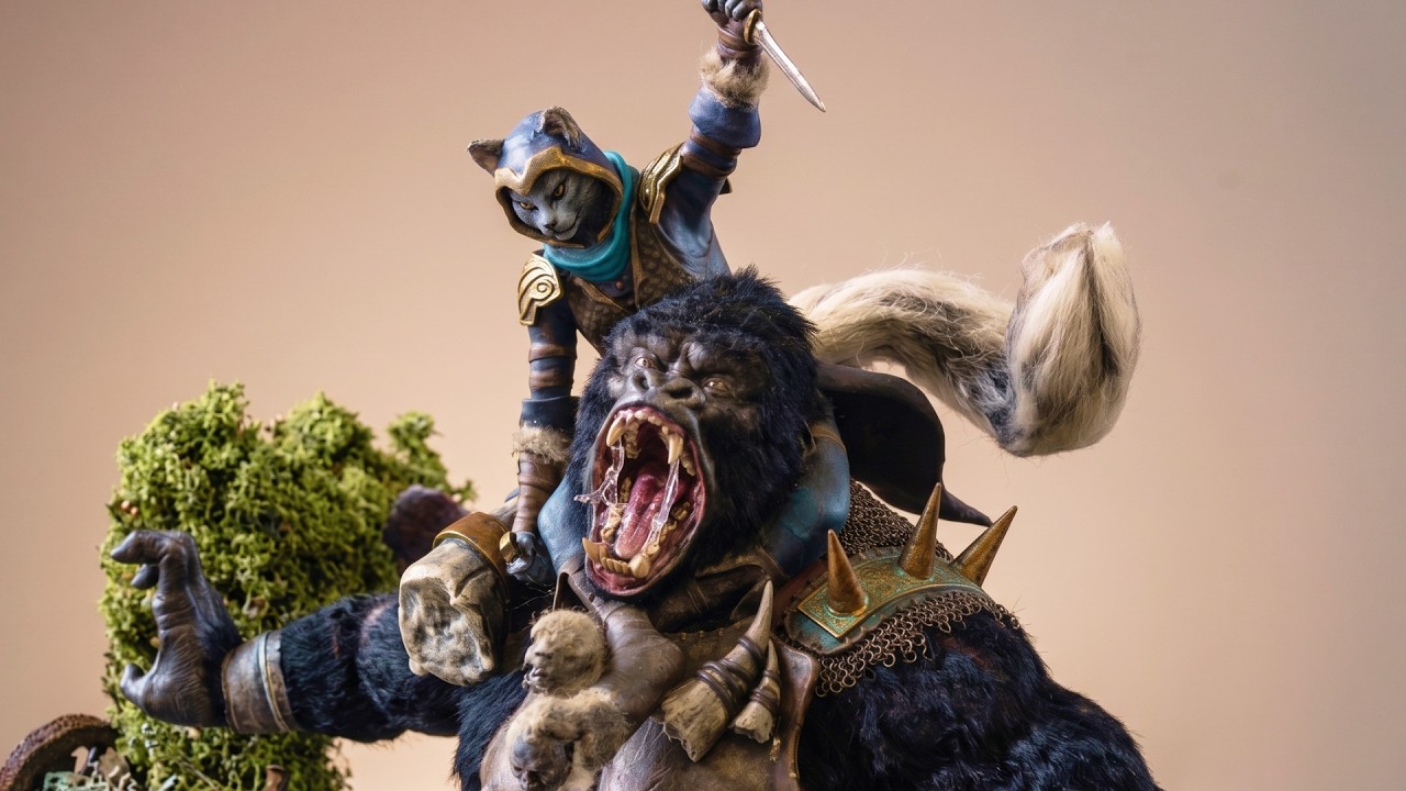 The process of creating realistic fantasy characters / Anycubic Photon D