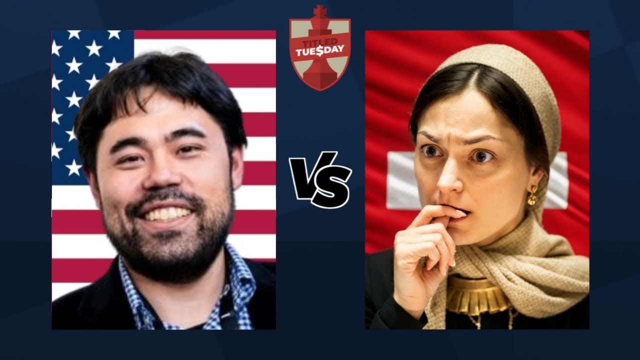 Hikaru Nakamura vs Alexandra Kostineuk | Titled Tuesday Early | chesscom